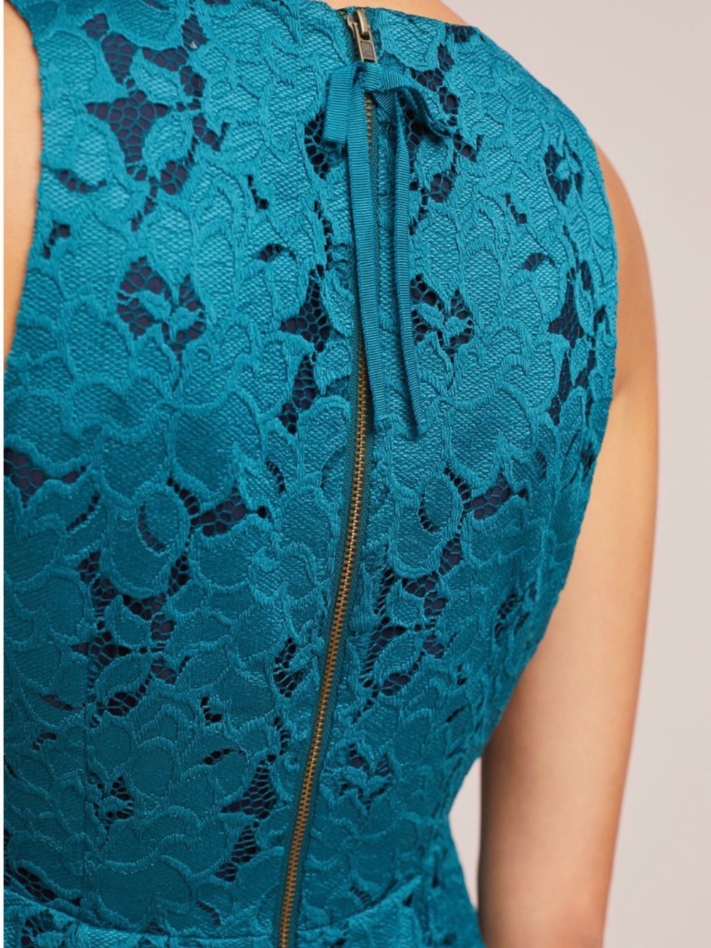 NWT Anthropologie Maeve Lace Peplum Blouse Petite Feminine Top - Picture 5 of 7